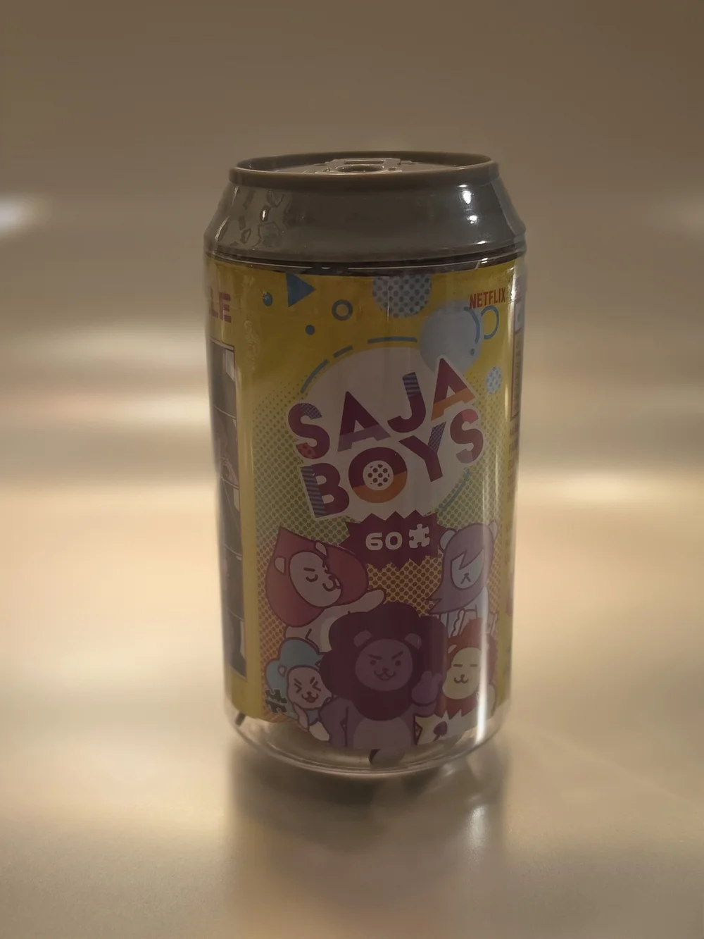 🌼♡KPop Demon Hunters: Saja Boys Soda Demon Puzzle 60pc Can